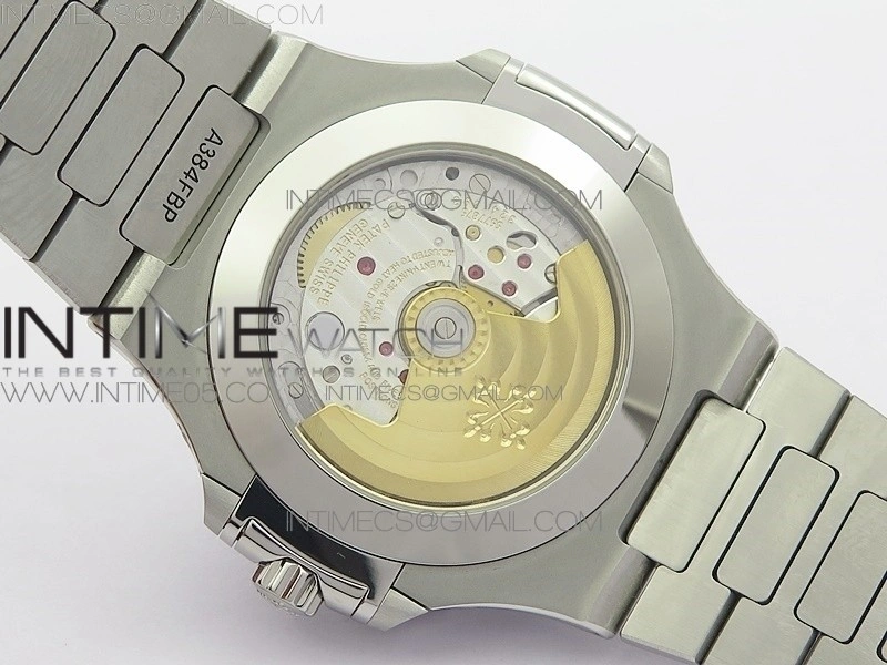 NAUTILUS 5726 SS GRF 1:1 BEST EDITION BLUE DIAL WORKING ANNUAL CALENDARON SS BRACELET A.324 V2